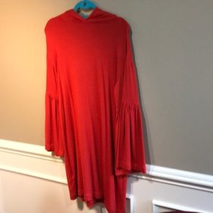 Lou & Grey Sweatshirt Dress with Hood